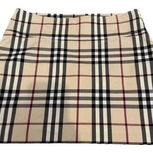 Burberry Classic Plaid Mini Skirt